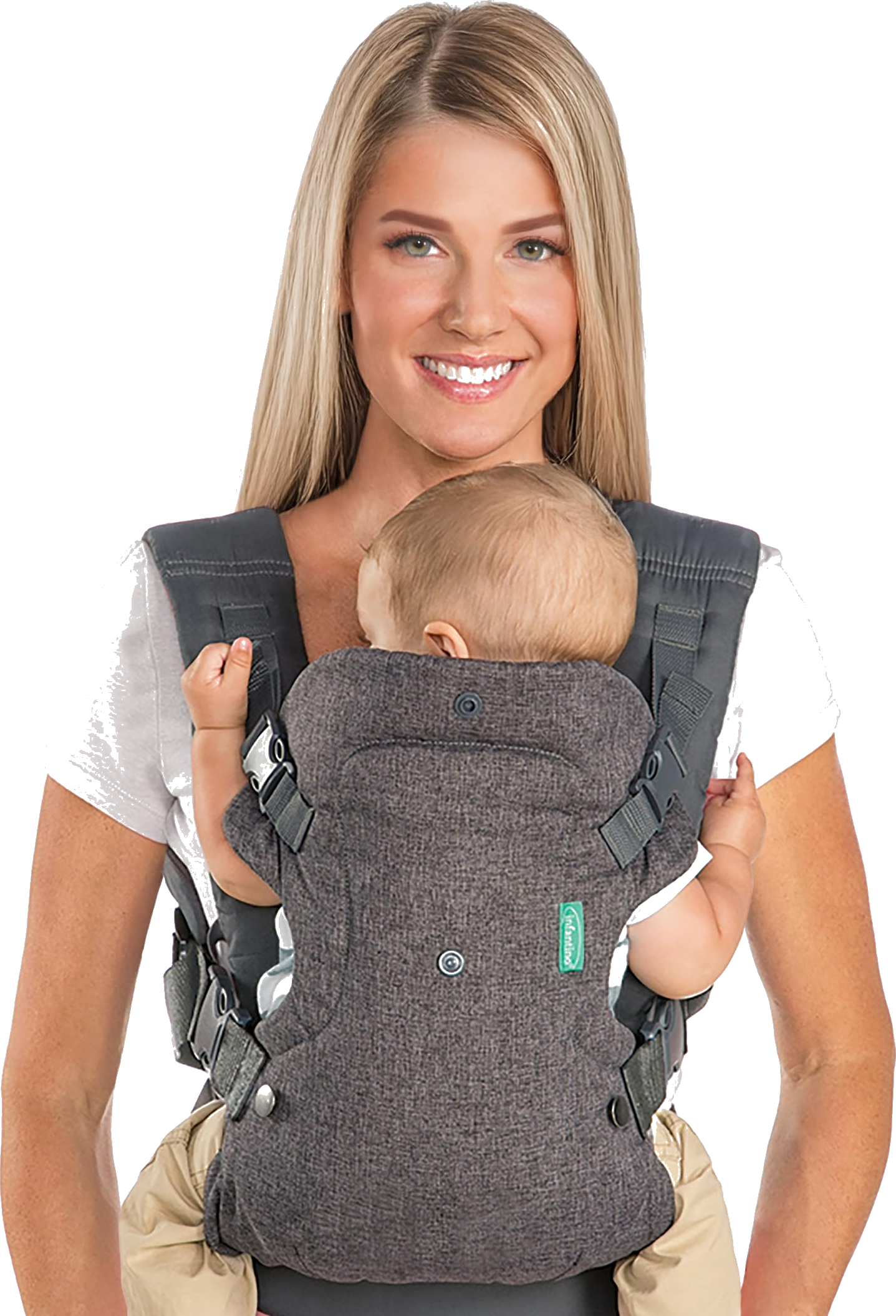 Infantino Flip 4-in-1 Convertible Baby Carrier (Gray)