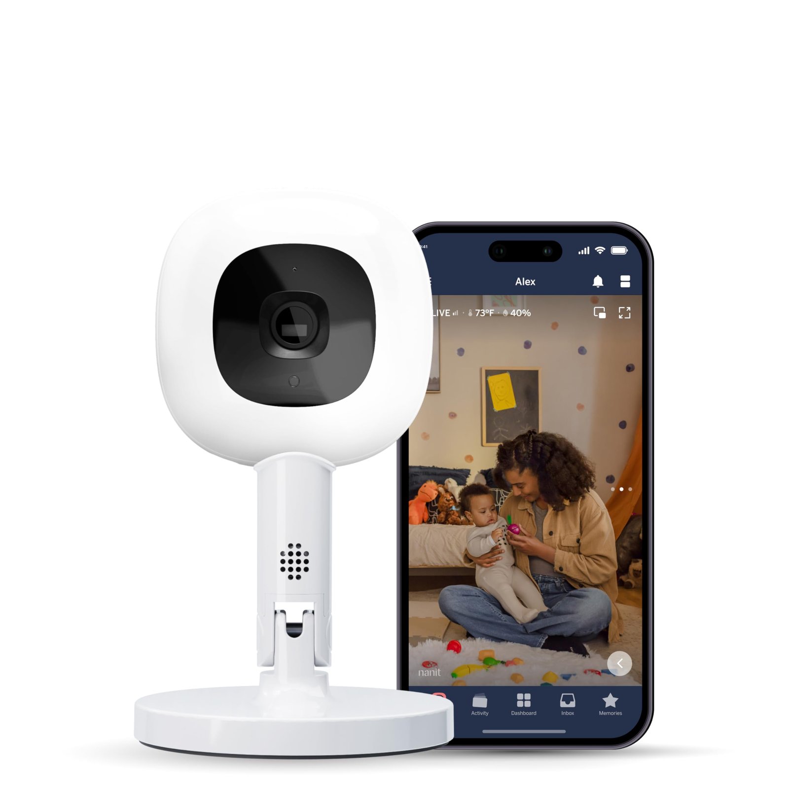 Nanit Pro smart baby monitor — product photo