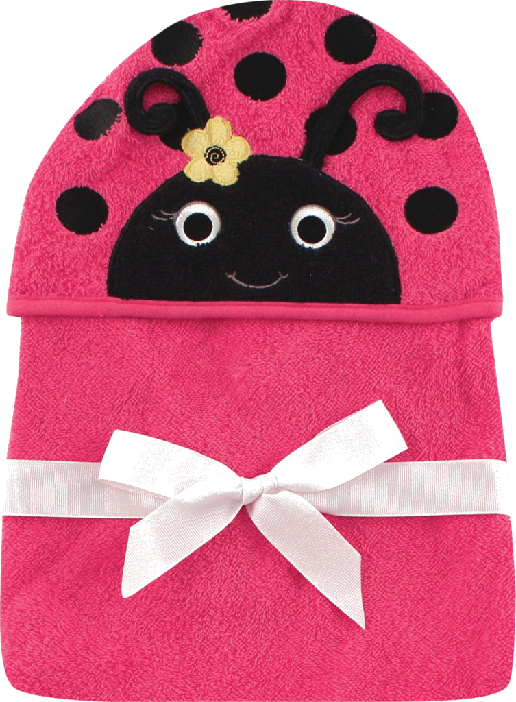 Hudson Baby animal-face hooded towel — product photo