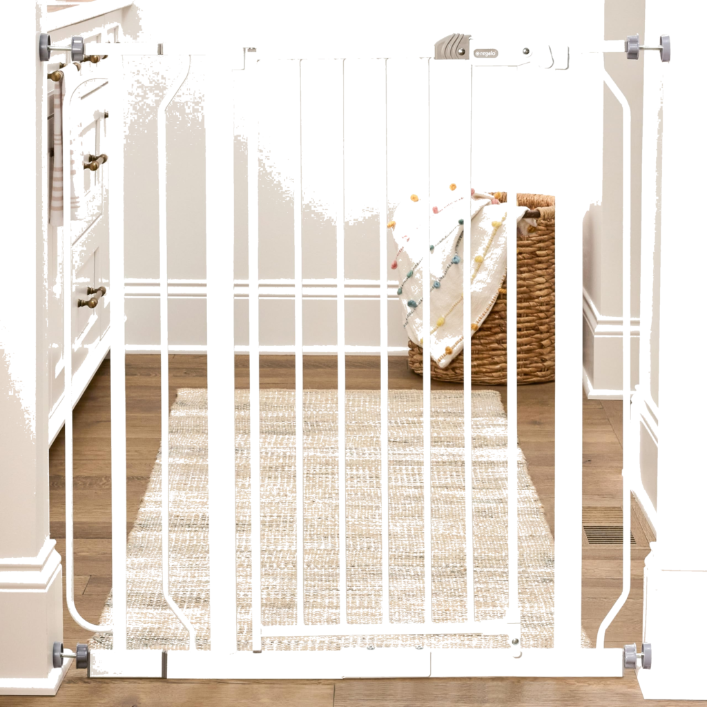 Regalo Easy Step 36-inch extra tall walk-thru baby gate