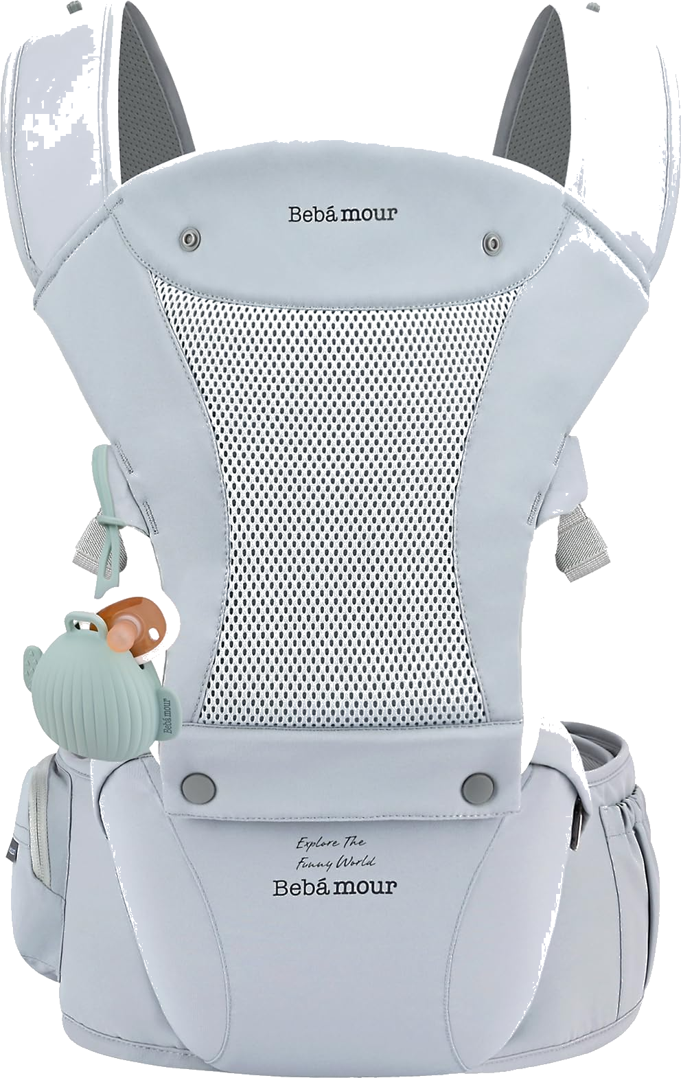 Bebamour Baby Carrier with Hip Seat