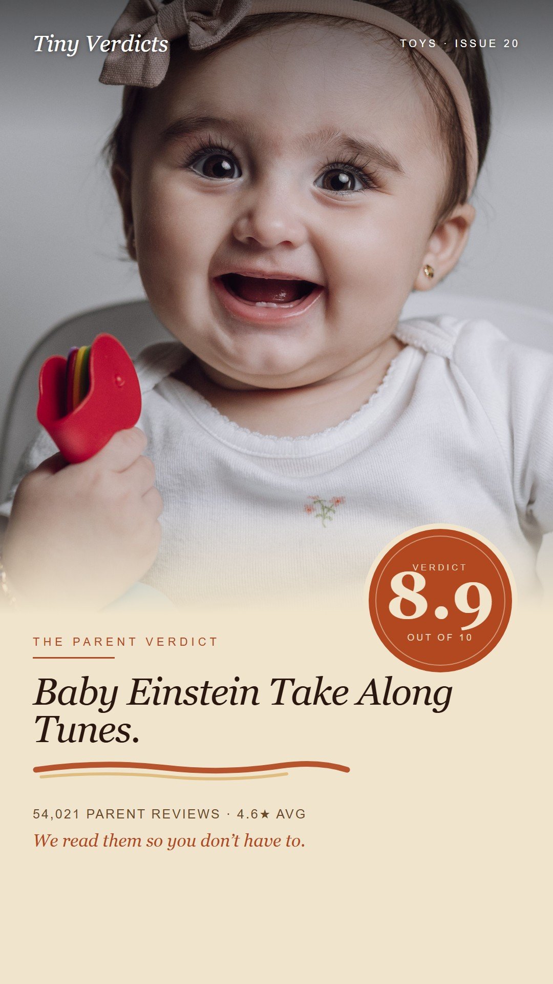 Baby Einstein Take Along Tunes — What 54,021 Parents Say