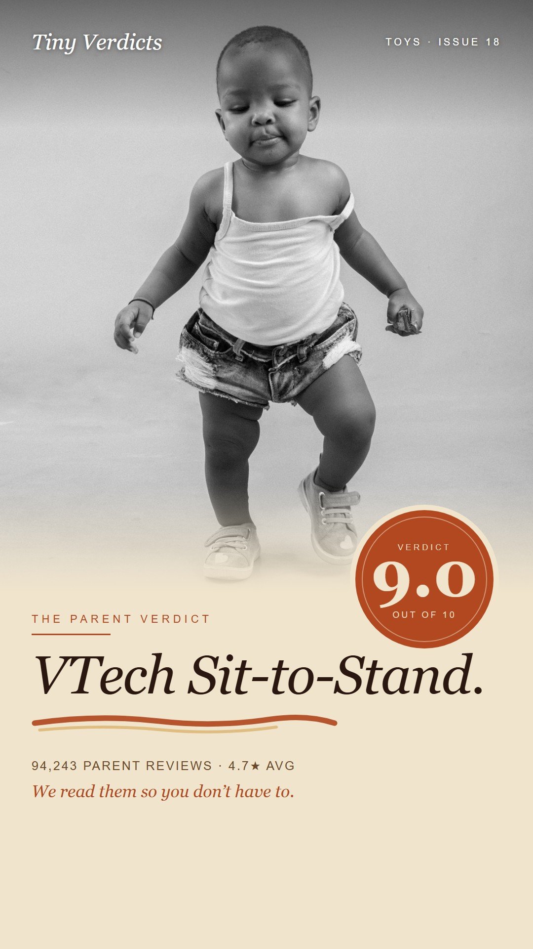VTech Sit-to-Stand Learning Walker — What 94,243 Parents Say
